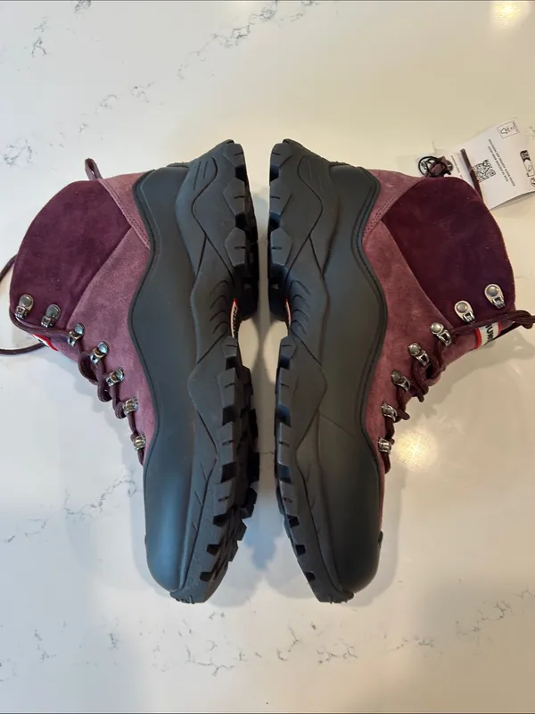 HUNTER JASPER WATERPROOF BOOTS, Dark Red Suede, Women’s size 11, NWT No box - Image 6