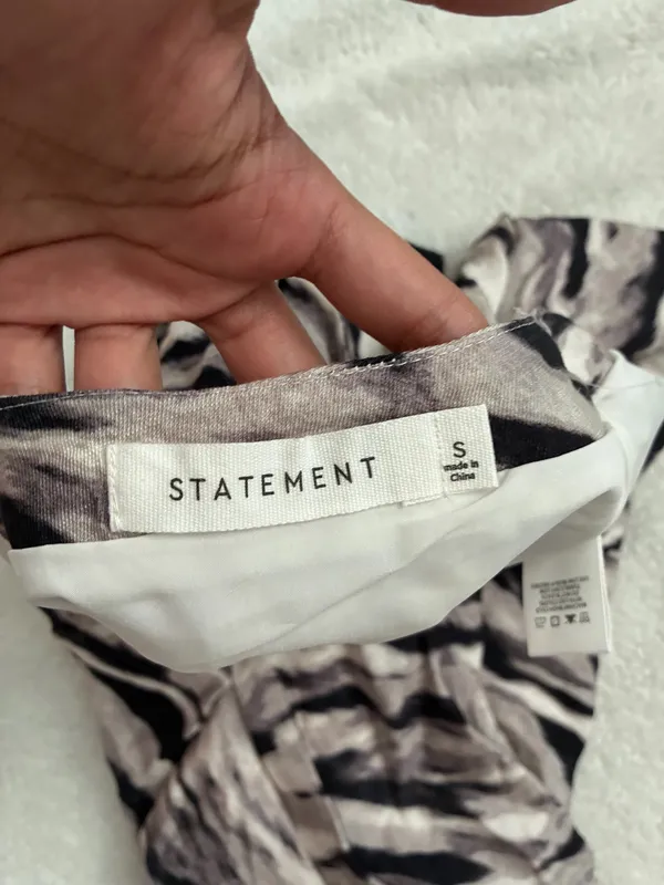11th Statement NWT Zebra Print Mini Skirt - Image 4