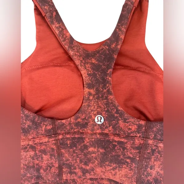 Lululemon Wunder Train Longline Bra 2‎ C/D Sun Bleached Wash Red Merlot - Image 5