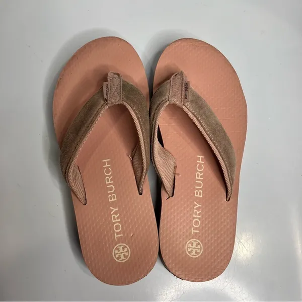 Tory‎ Burch platform 70’s flip flops pink size 6 - Image 4