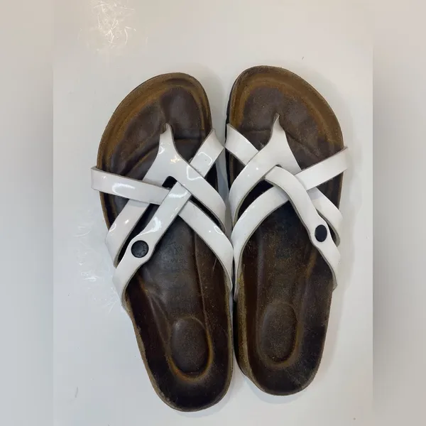 Betula by Birkenstock Women’s‎ White Strappy Sandals Size 6-6.5 (37) - Image 3