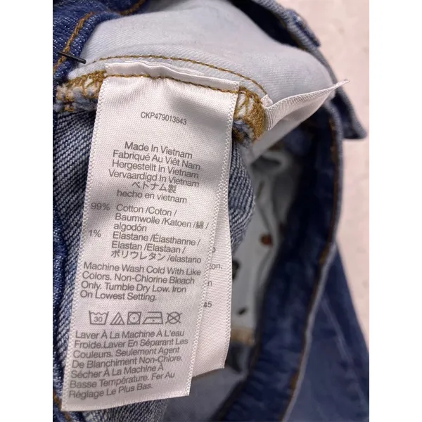 Madewell The Perfect Vintage Jean Women 27 Blue High Rise‎ Straight Leg Denim - Image 4