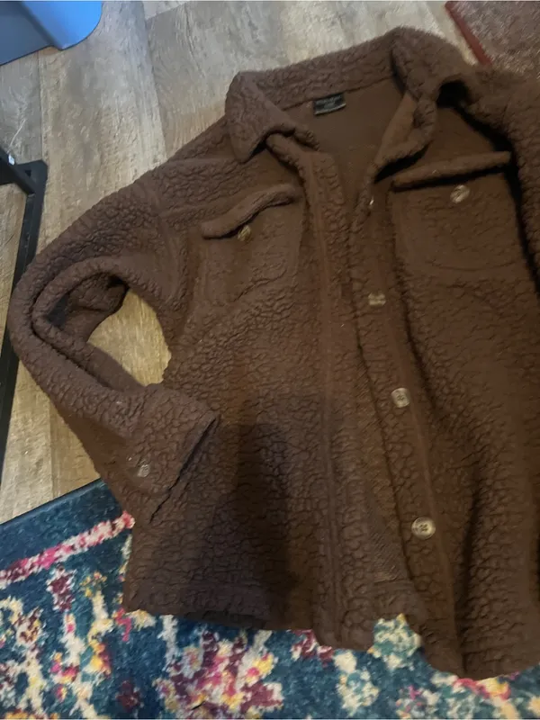32 heat Cozy Brown Sherpa Shacket - Women's Jacket - Image 4