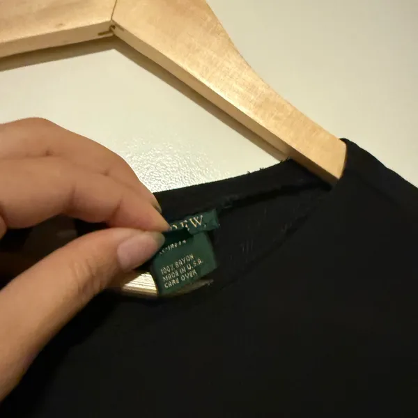 J. Crew Classic Black Short Sleeve dress - Image 3