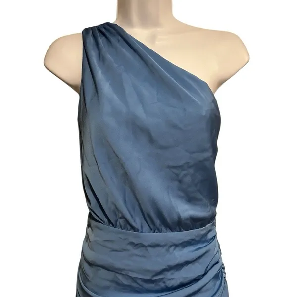 SAYLOR Sainte Fringe Mini Dress French Blue Womens Size Small - Image 5