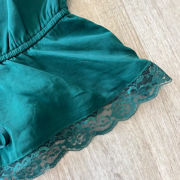 Womens American Eagle Green Lace Tank Top - L - Image 4