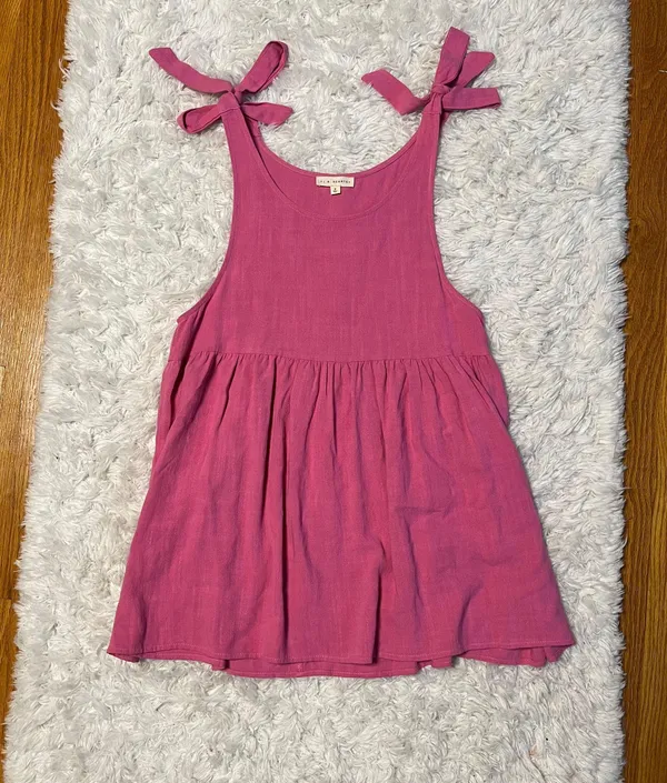 PacSun LA Hearts Tie Strap Babydoll Mini Dress - Image 2