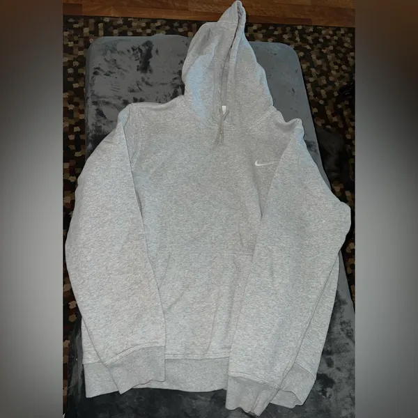 Nike Gray Hoodie Size XL - Image 5