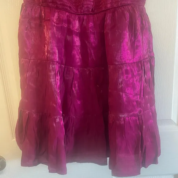 Heart & Heels fuchsia shocked mini dress with a sweetheart neckline size medium - Image 16