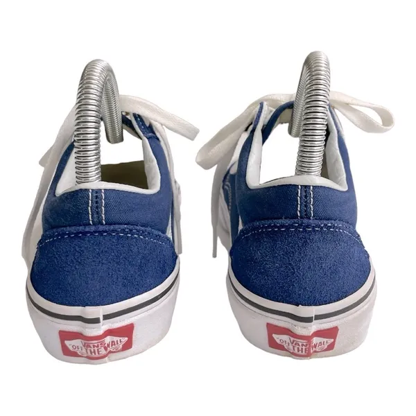 Vans Classic Old Skool Low Top Blueprint Blue Cobalt Suede Lace Tie M 5, W6.5 - Image 4