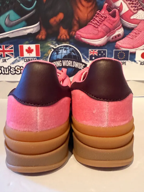 Women’s Adidas Gazelle Bold Fuzzie 7W - Image 7