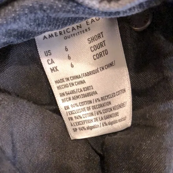 American eagle black baggy jeans size 6 short - Image 7