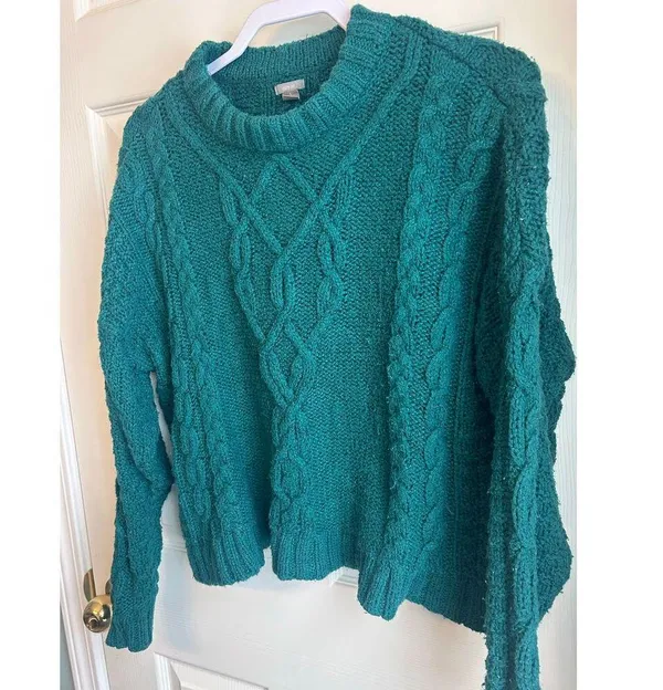 Aerie Teal Sweater - Small - Image 3