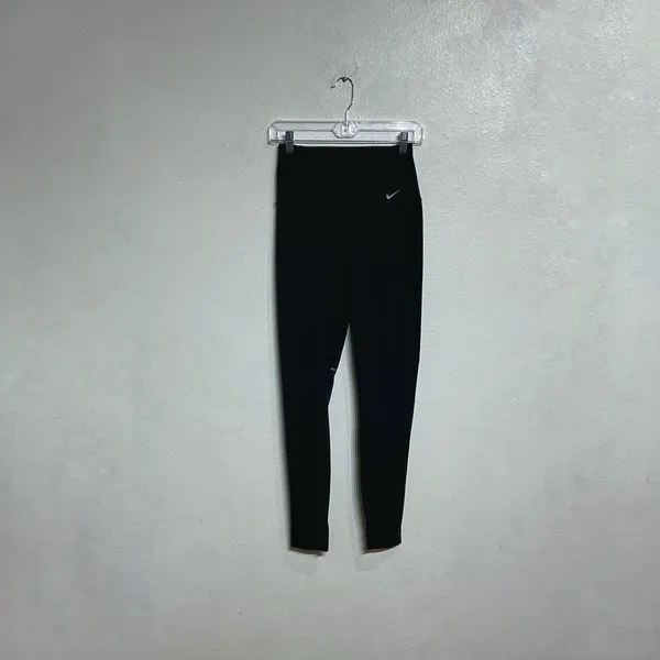 Nike Black Dri Fit High Rise Leggings Activewear Athletic Sz M - Image 2