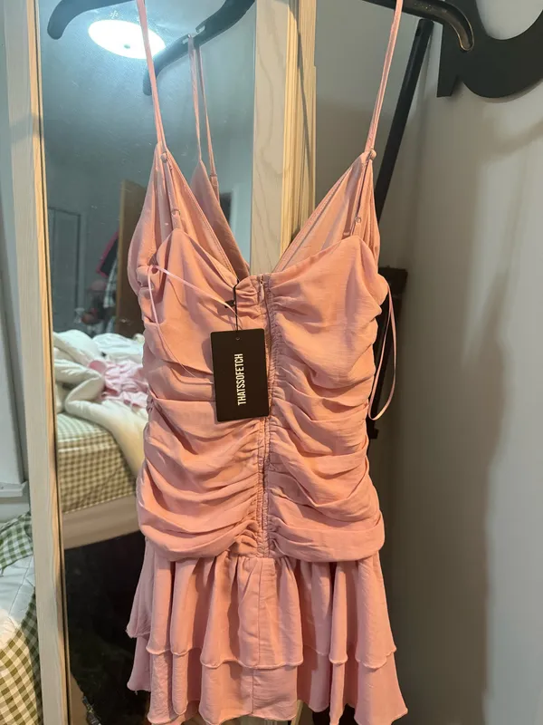 That’s so fetch pink mini dress  - Image 2