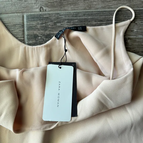 Zara Women Babydoll Lace Trim Slip Dress - Image 2