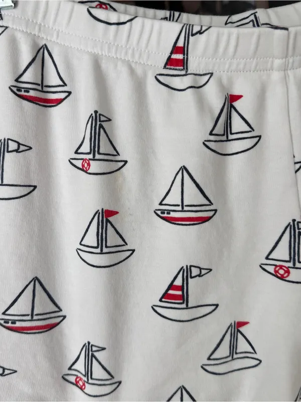 TBBC Pajamas shorts sailboats pima cotton - Image 4