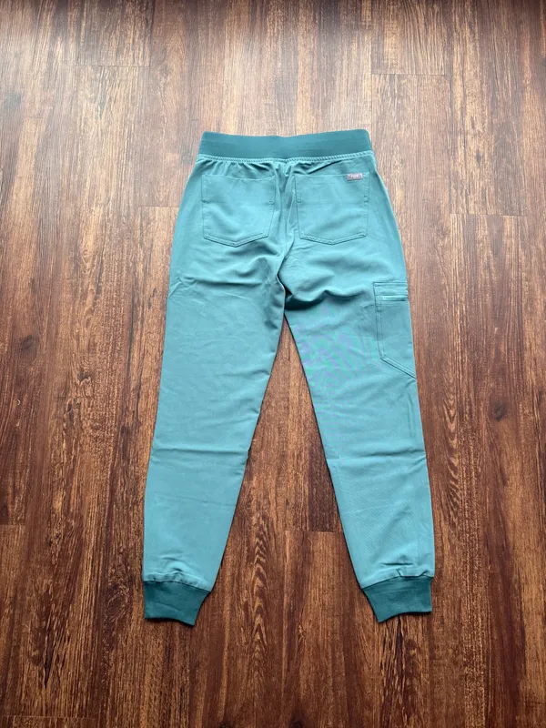 NWT FIGS Women’s Hydrogreen Zamora Jogger Scrub Pants - Size XXS Petite - Image 2