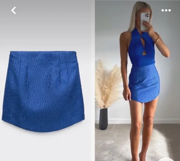 High Waisted Mini Skirt - Image 2