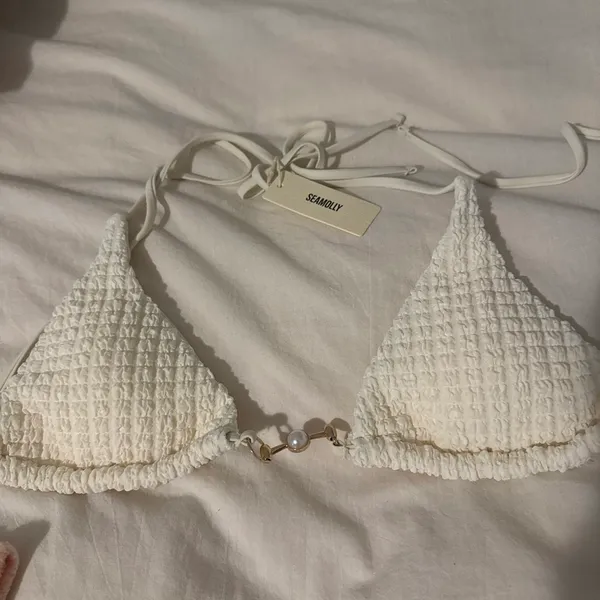 Sea Molly Cream Top White Size L - Image 2