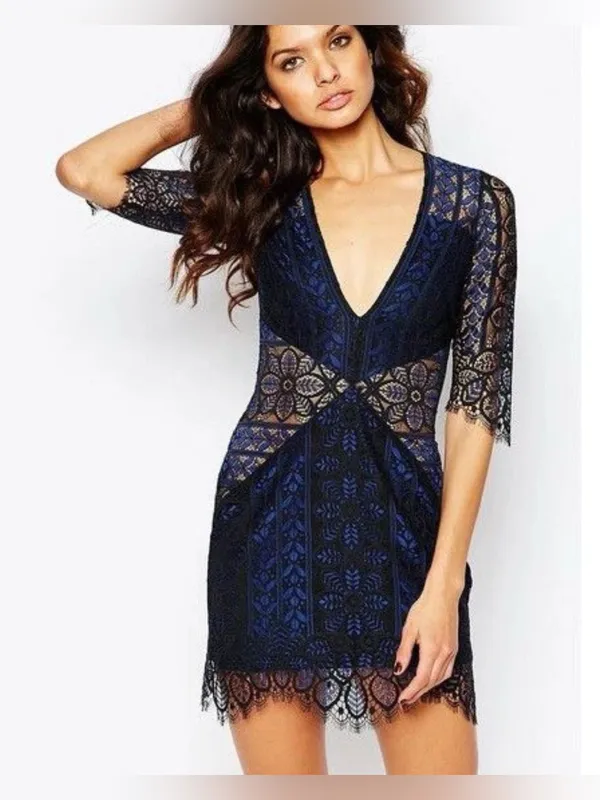 ✨For Love & Lemons Lyla Cocktail Dress Small✨ - Image 9