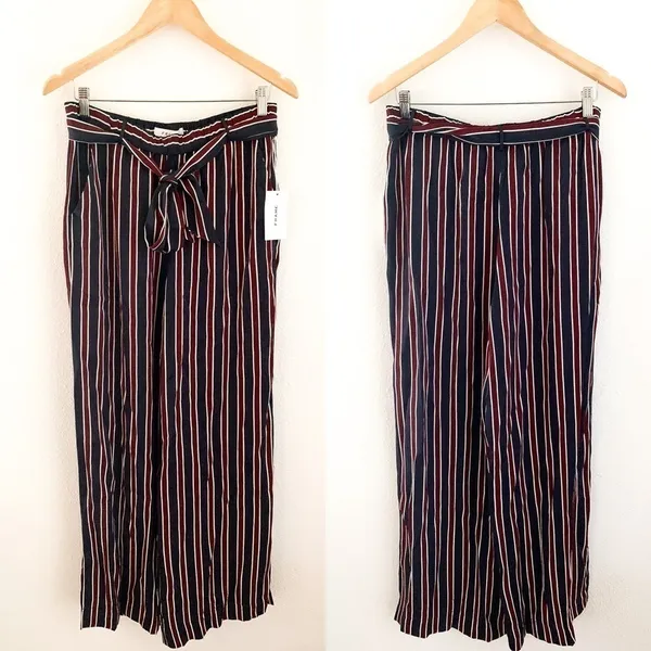 Frame‎ Stripe Side Slit Easy Pant - Image 6
