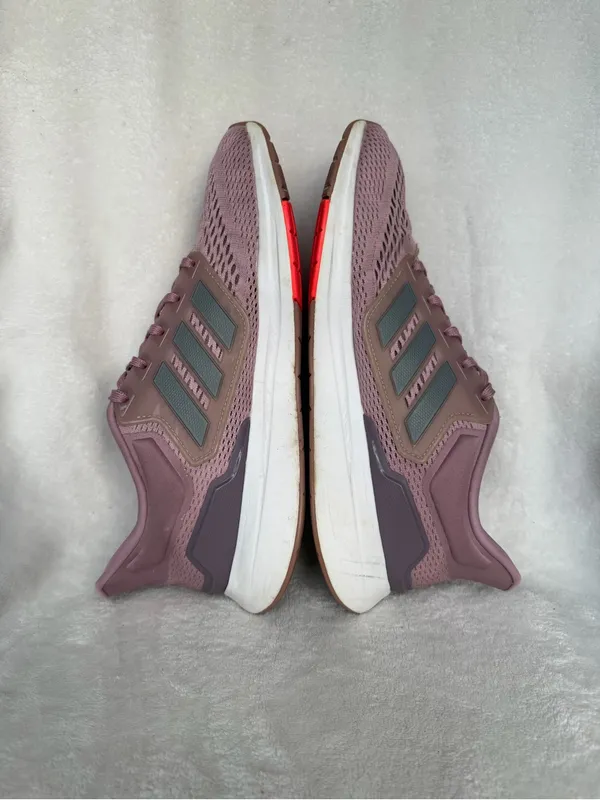 Adidas Women'S Eq21 Running Shoes Mauve Iron Legacy Purple Size 11 - Image 6
