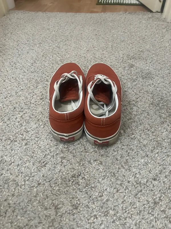Brick Red Vans Era Shoes - Image 3