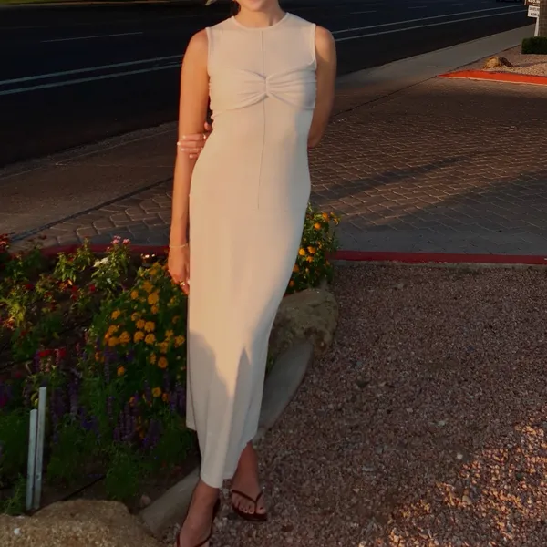 NAKD Twist-Front Maxi Dress in - Image 5