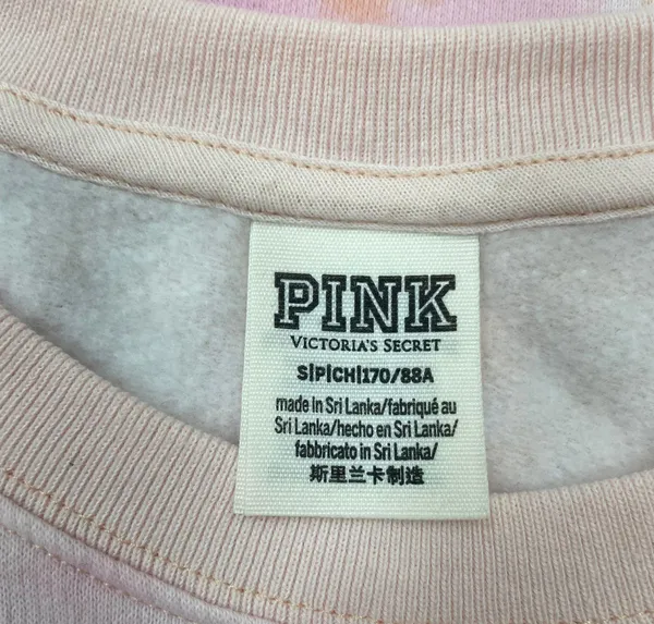 PINK Victoria’s Secret Tie Dye Sweatshirt Size Small - Image 4