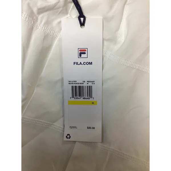 Fila PerformaEnergy Womens Woven Pleated Tennis Skort White Size M see pictures - Image 7