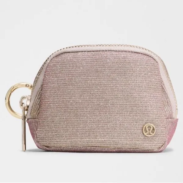 Lululemon Everywhere Belt Bag Nano Glitter Pink Champagne/Muse/Gold - Image 8