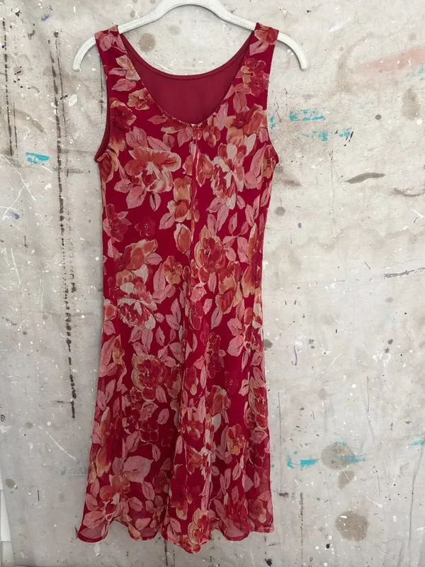 Vintage City Triangles Floral Mini Dress - Image 7