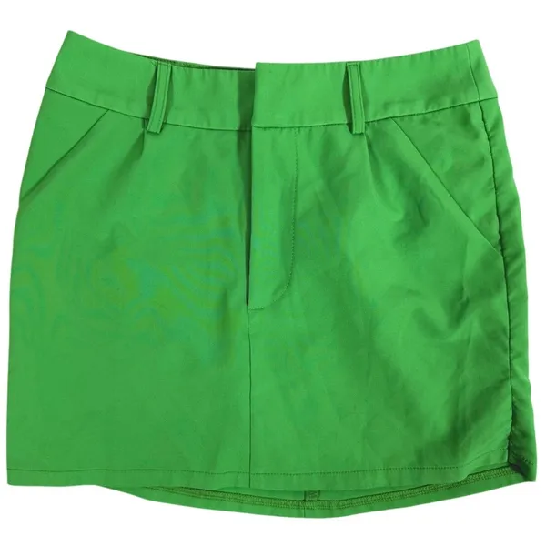 Y2K Tiger Mist Womens Preppy Mini Skirt XS Green Tennis Country Club Dopamine - Image 2