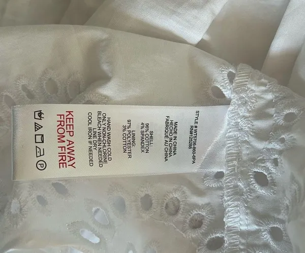 eyelet halter maxi summer dress sz large - Image 16