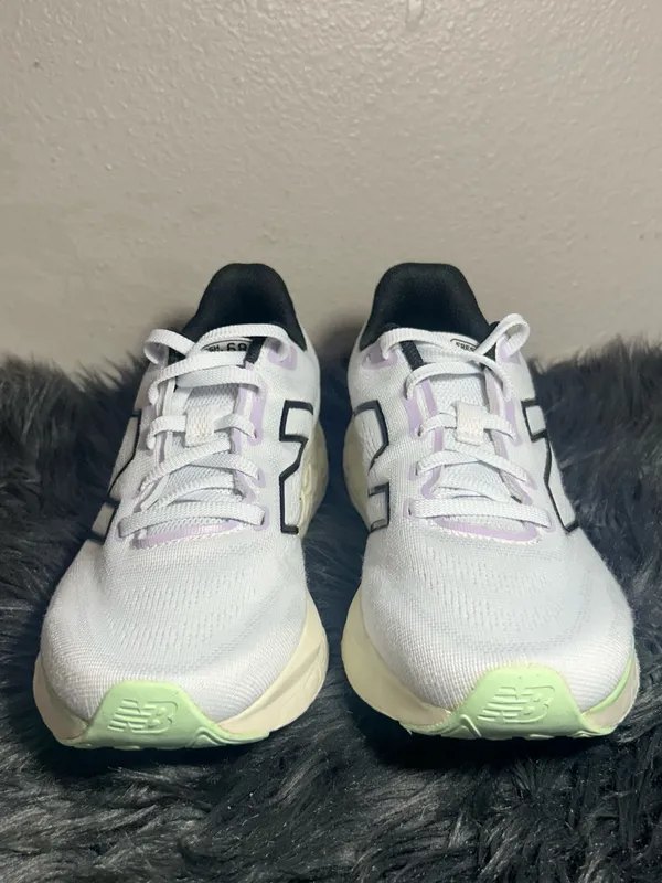 New Balance Fresh Foam 680v8 White Grey Matter Taro Women's Sz 9 Men 7.5 - Image 4