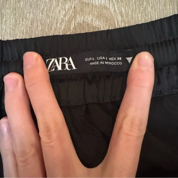 Zara Black Wide-Leg Pants - Image 6