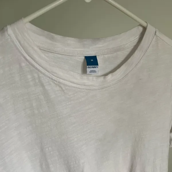 Old Navy Classic White T-Shirt Dress - Image 2