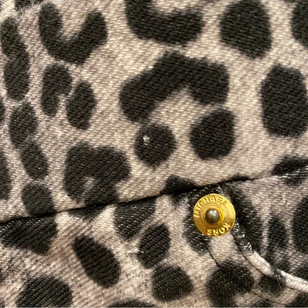 Ladies Michael Kors Snow Leopard Ponte Pants Pull-On Leggings L - Image 6