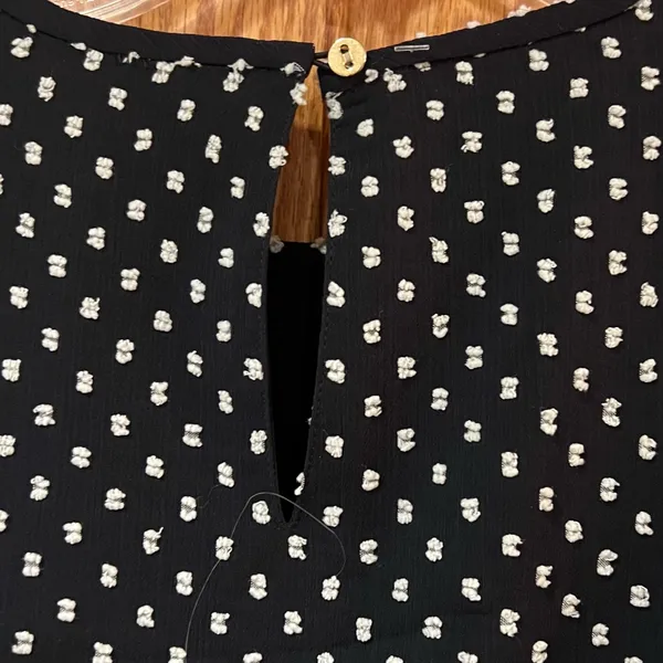 Ann Taylor‎ Clip Belted Mock Neck Shift Dress Night Sky Navy Blue Size 2 Petite - Image 15