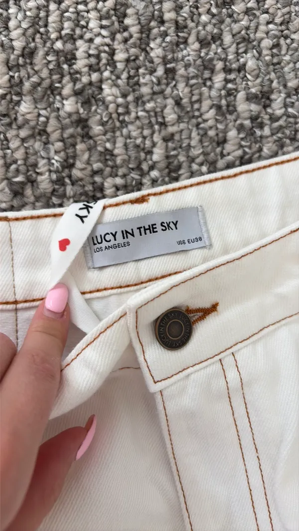 lucy in the sky white jeans - Image 2