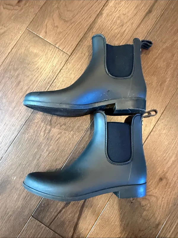 Sam Edelman Tinsley Black Rubber Rain Boots Size 7 - C54-100 - Image 6