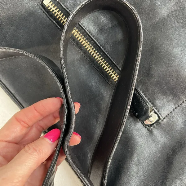 Coach Medium Shoulder Bag Legacy Penny Hobo 19889 Silver Hardware Black Leather - Image 8