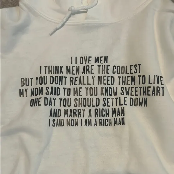 Gildan Marry a rich man hoodie - Image 2
