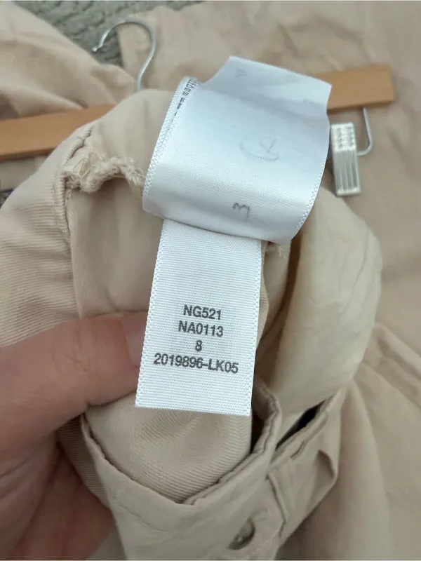 Madewell The Harlow Wide Leg Pants Beige Linen Blend Sailor Waist Size 8 - Image 13