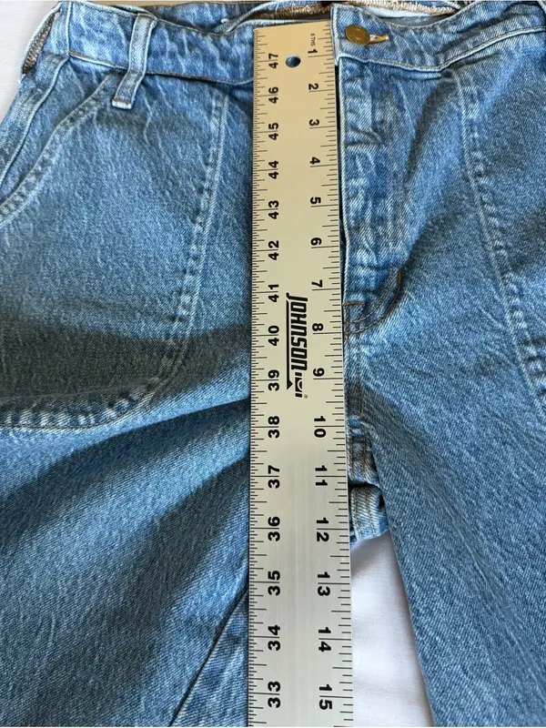 J Crew Slim Wide Leg Crop Jeans Women’s Size 30 Medium Wash Casual - Image 10