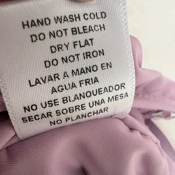 DIPPIN' DAISY'S Purple Lilac Front Tie One Piece Swimsuit Size M - Image 6