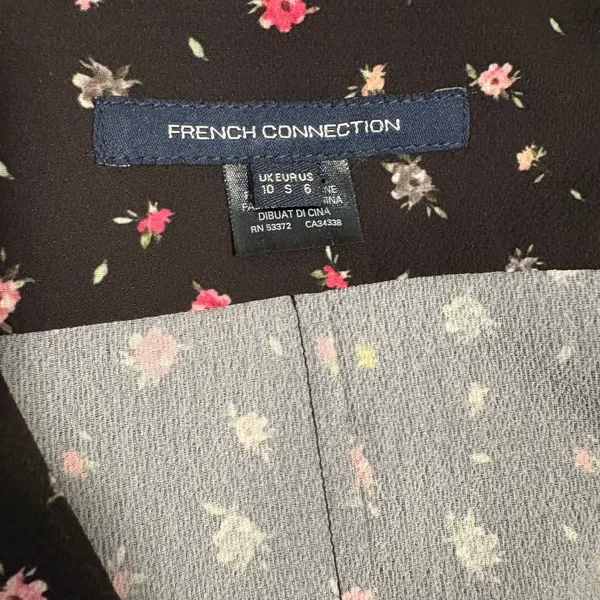 French Connection 71KPU - Bell‎ Sleeve Floral Casual Dress - Size 6 - Image 5