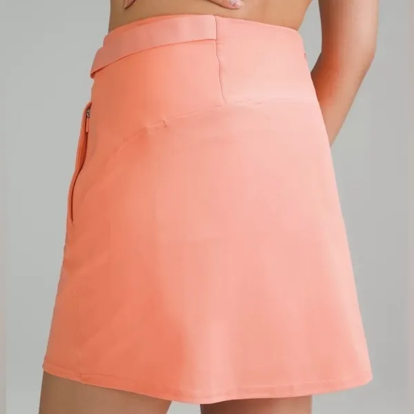 Lululemon‎ Warpstreme HR Golf Skirt Multi Pocket Peach Size 0 - Image 3