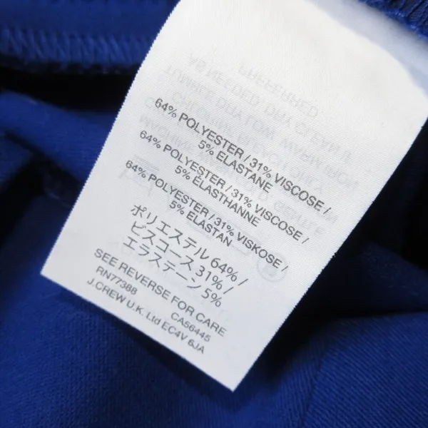 NWT J.Crew Slim Crop Cameron in Blue Indigo Four Season Stretch Ankle Pants 2 - Image 4